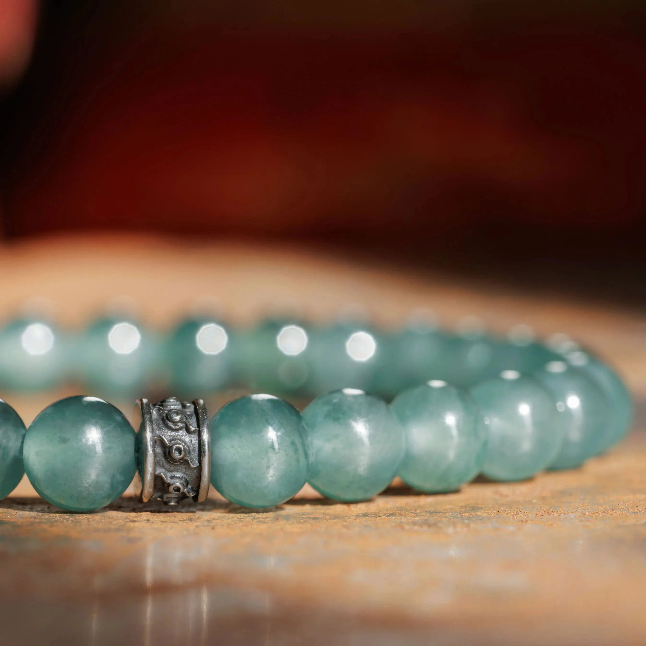 Burmese Green Jade Bracelet IV (7mm)