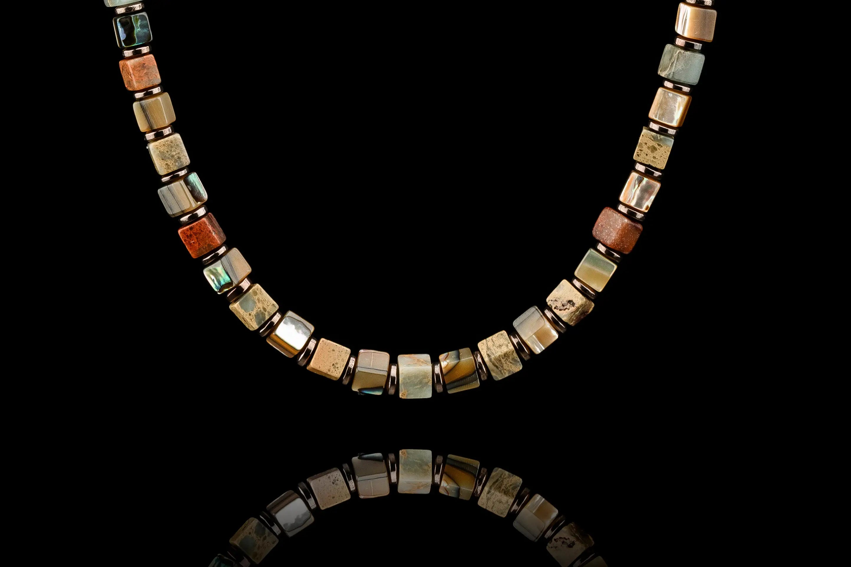 Imperial Jasper Necklace IV (4mm)