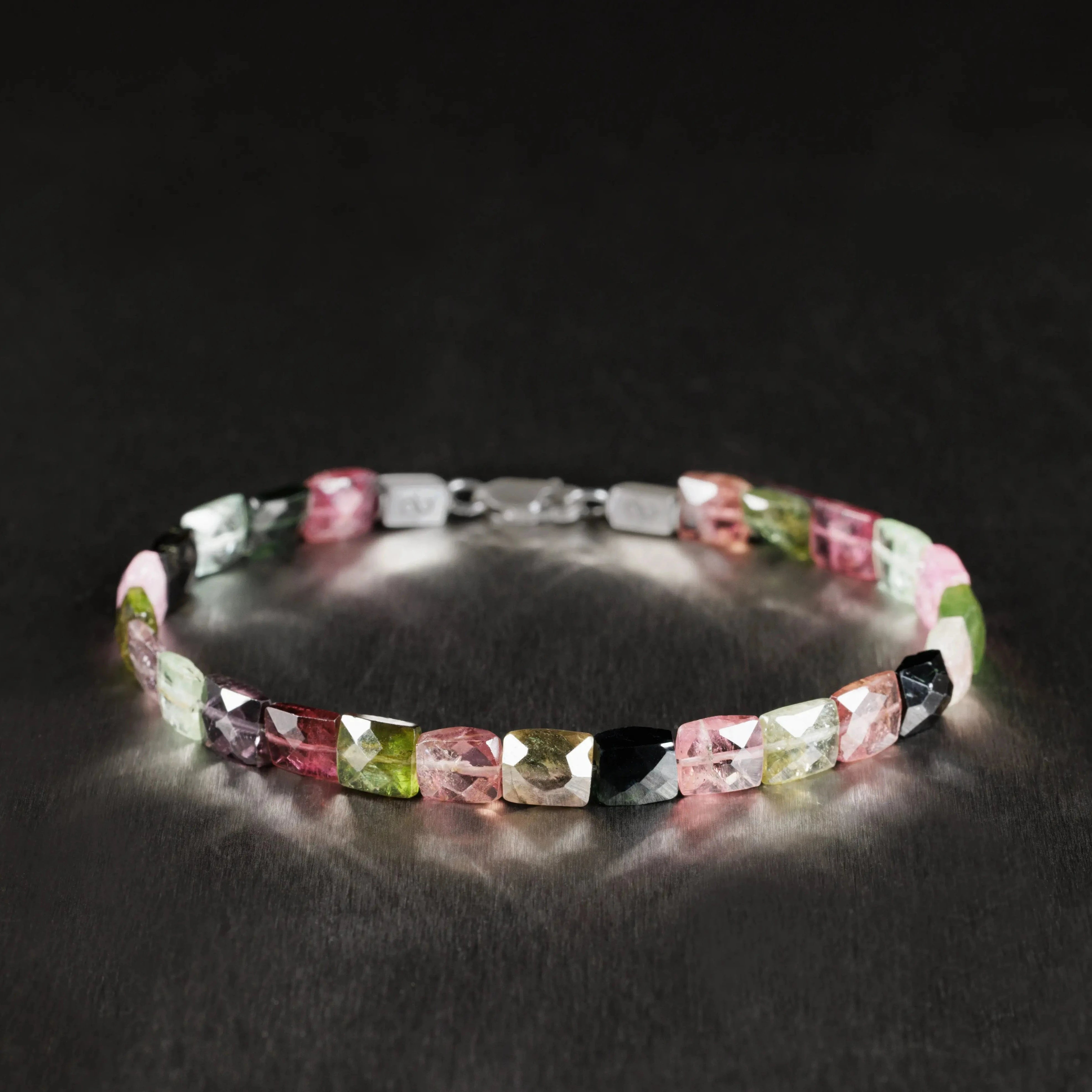 Multicolor Tourmaline Bracelet VI (6-7x5mm)