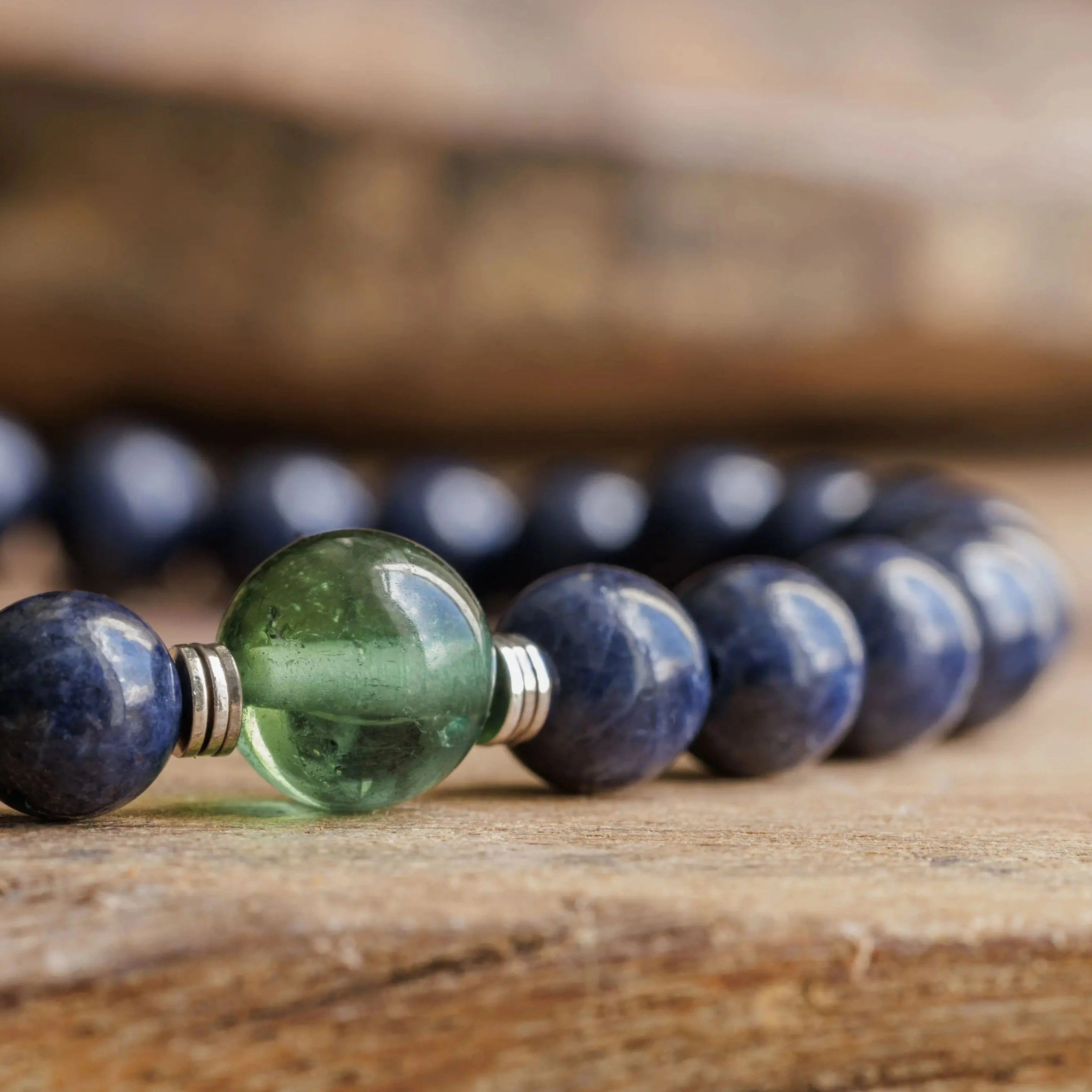 Blue Sapphire - Indicolite Bracelet III (6-8mm)