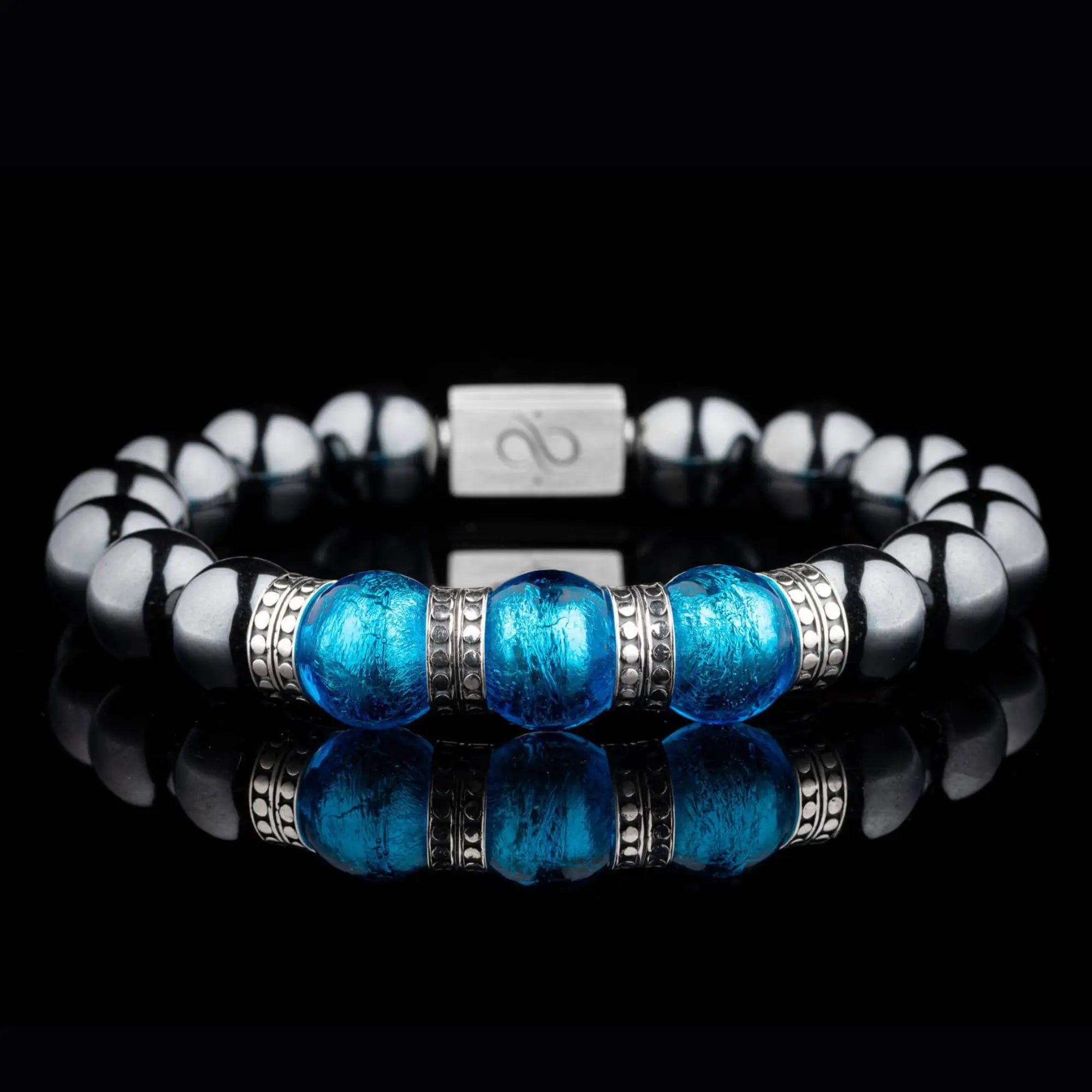 Hematite Blue Bracelet VI (12mm)