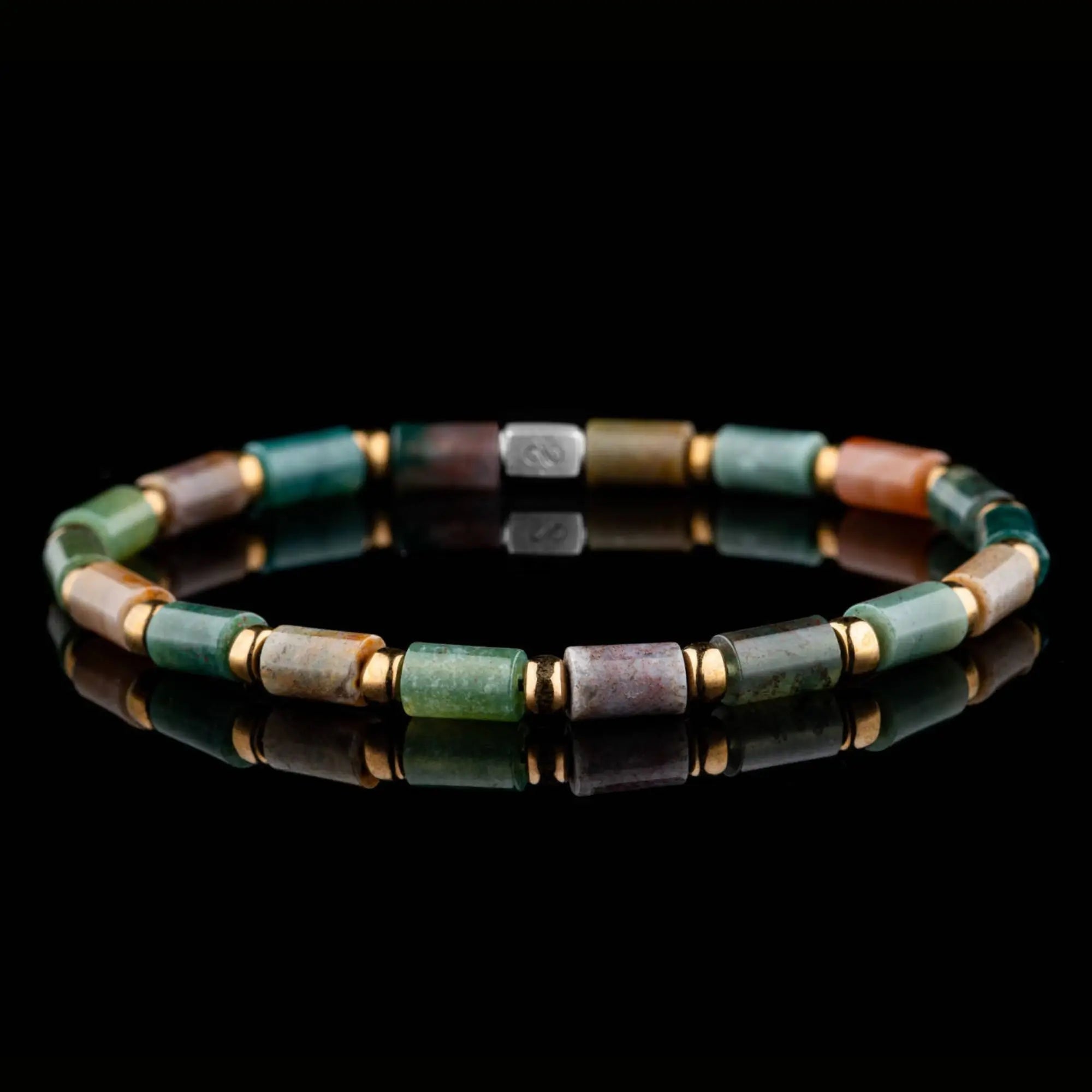 Indian Agate Bracelet IV (5mm)