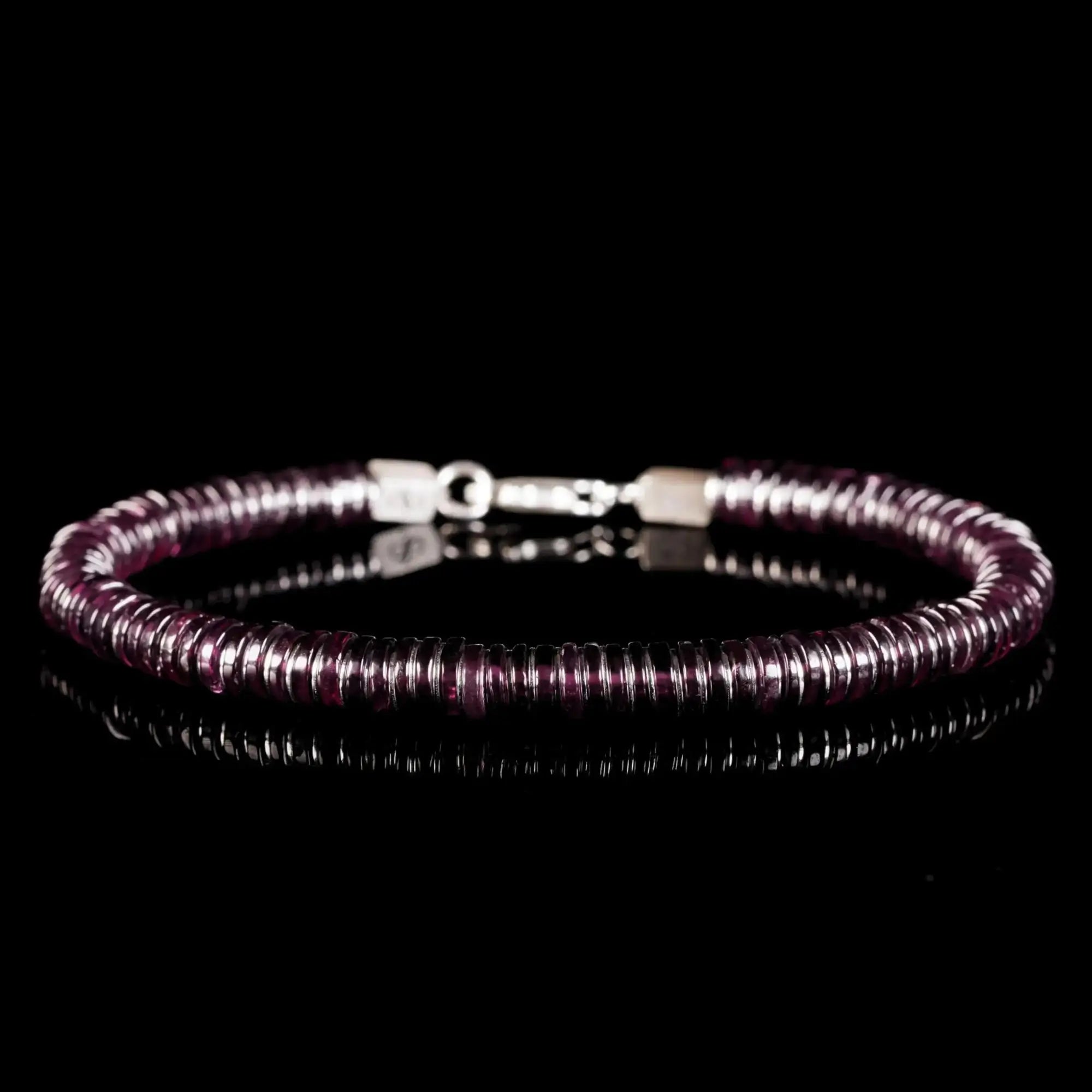 Rhodolite Garnet Bracelet I (4-7.5mm)