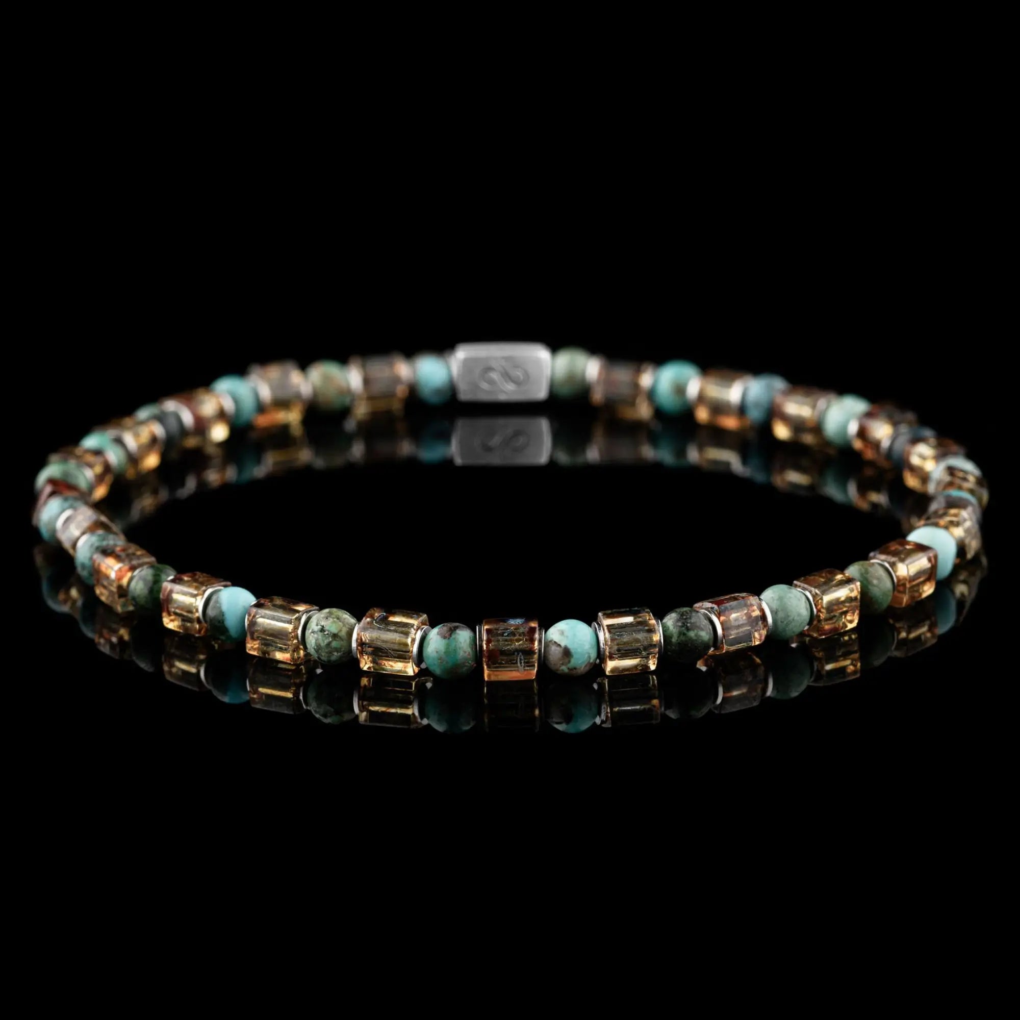 Turquoise - Cube Bracelet III (4mm)