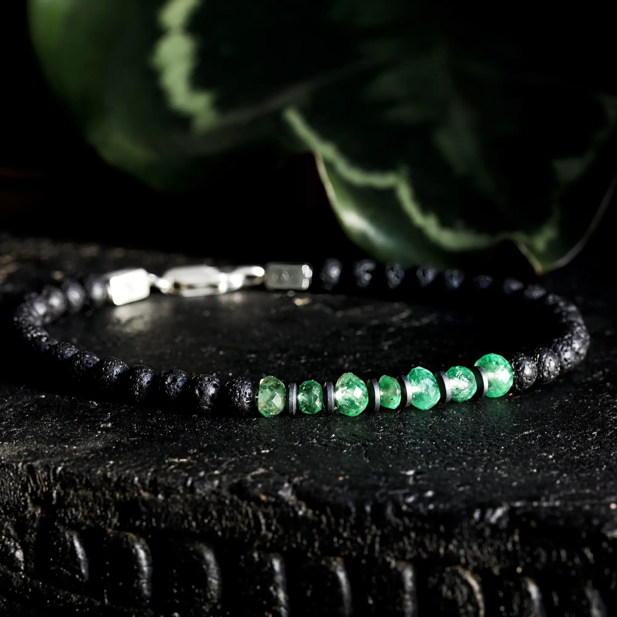 Colombian Emerald Bracelet V (3-5mm)