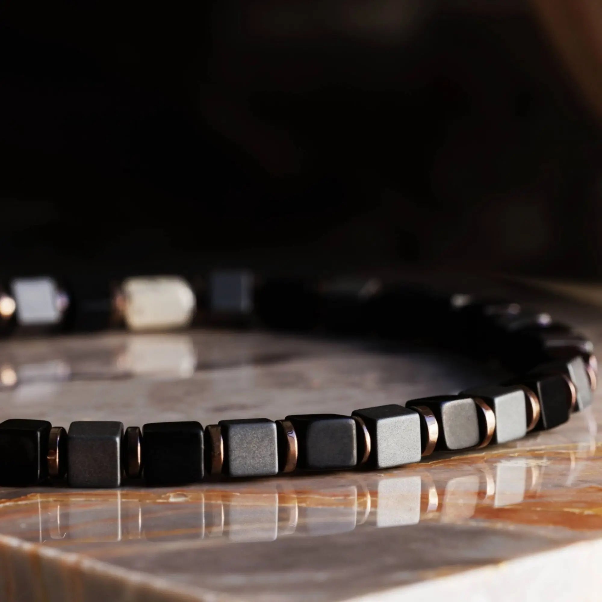 Black Onyx - Hematite Bracelet I (4mm)