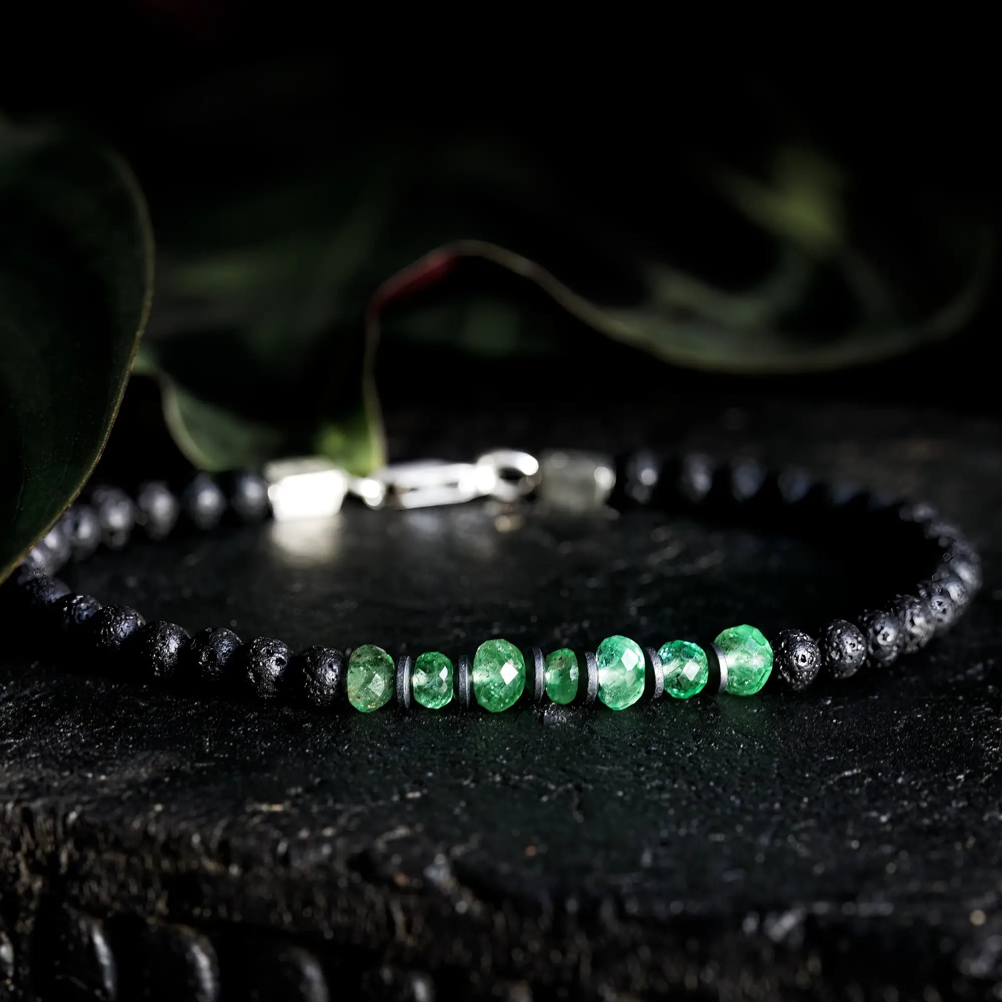 Colombian Emerald Bracelet V (3-5mm)